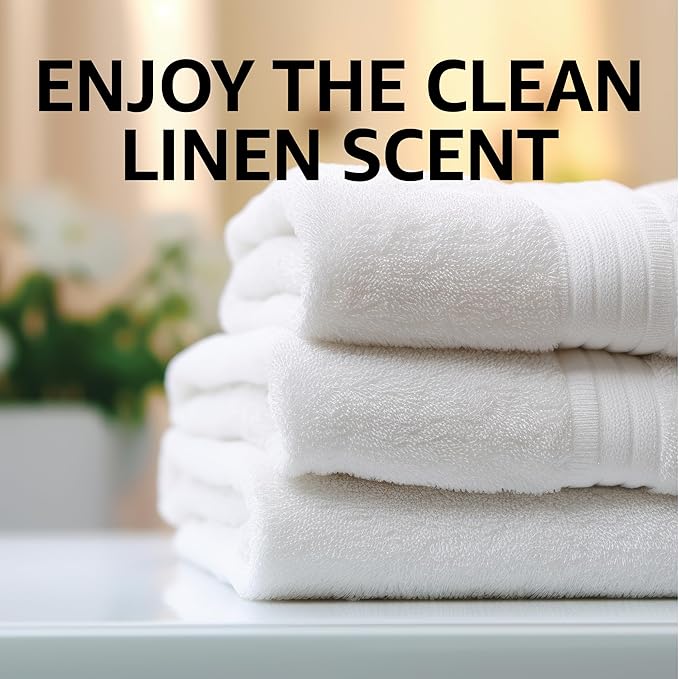 Amazon Basics Concentrated Liquid Laundry Detergent, Clean Linen, 110 loads, 82.5 Fl Oz (Previously Solimo)-CubbioJoy