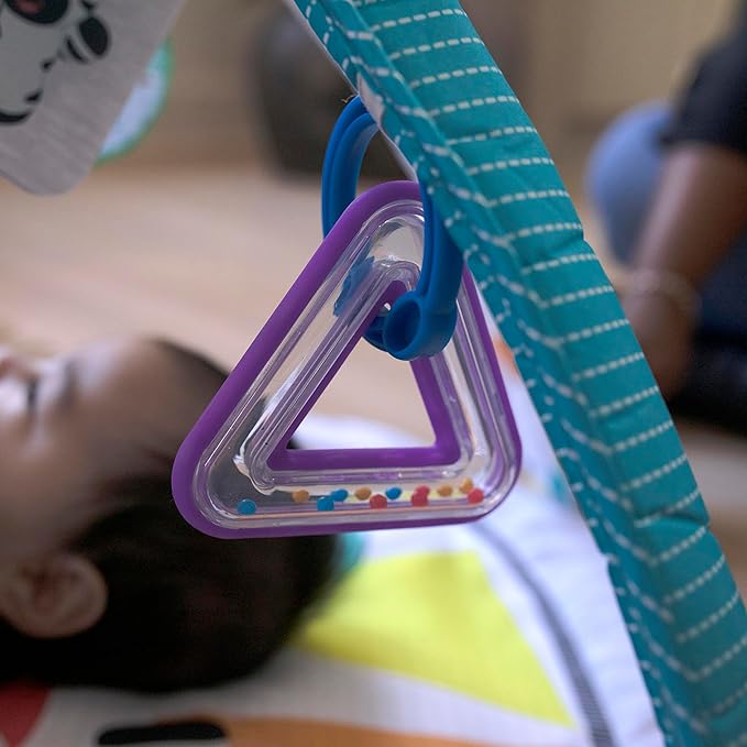 Baby Einstein 4-in-1 Kickin' Tunes Music and Language Play Gym and Piano Tummy Time Activity Mat-CubbioJoy