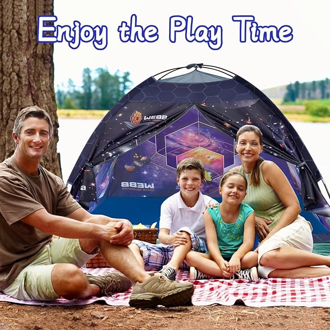 James Webb Space Telescope Kids Play Tent Indoor & Outdoor for Boys and Girls(61" x 61" x 45")-CubbioJoy