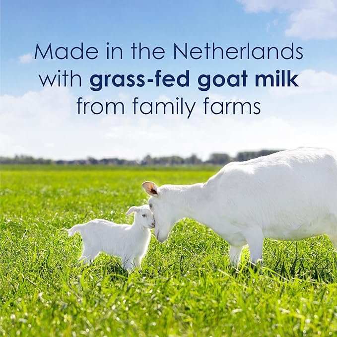 Kabrita Goat Milk Toddler Nutrition, 12-24 Months - Easy to Digest, Contains Vitamin D, Calcium, Iron, DHA, Non-GMO - Gentle on Sensitive Tummies - Supports Gut Health & Sleep - 28oz.-CubbioJoy