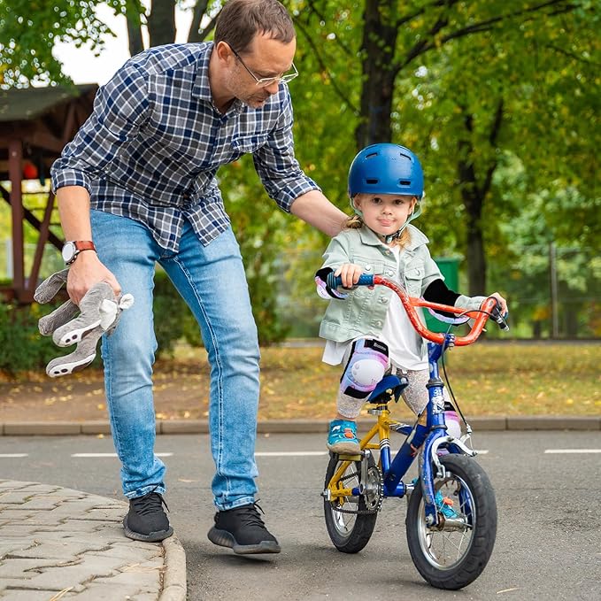 BOSONER Kids/Youth Knee Pad Elbow Pads for Roller Skates Cycling BMX Bike Skateboard Inline Rollerblading, Skating Skatings Scooter Riding Sports-CubbioJoy