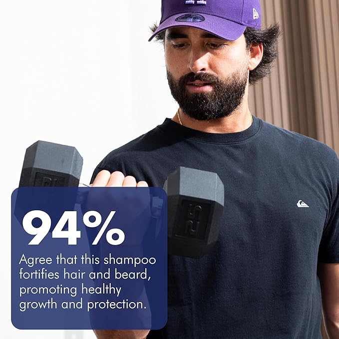 Argan Oil + Bamboo Extract 3-in-1 Shampoo Bar for Men - For Hair, Beard & Body - Deep Clean, Nourishing & Frizz Control - Natural, Paraben & Sulfate-Free - Made in USA - 4.5oz (Pack of 2)-CubbioJoy