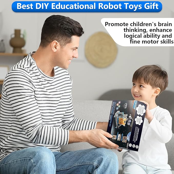 13-in-1 Solar Robot Toys for Ages 8 9 10 11 12 Year Old Boys Girls, STEM Science Kits for Kids Age 8-12, Building Experiments Robotics Kit STEM Projects for Kid Christmas Birthday Gifts (Gray)-CubbioJoy