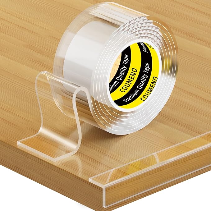 Clear Edge Protector,Safe Corner Protector, Anti-Sharp Edge Protector, for Furniture, Drawers, Tables, Cabinets 1.18inX6.56FT-CubbioJoy