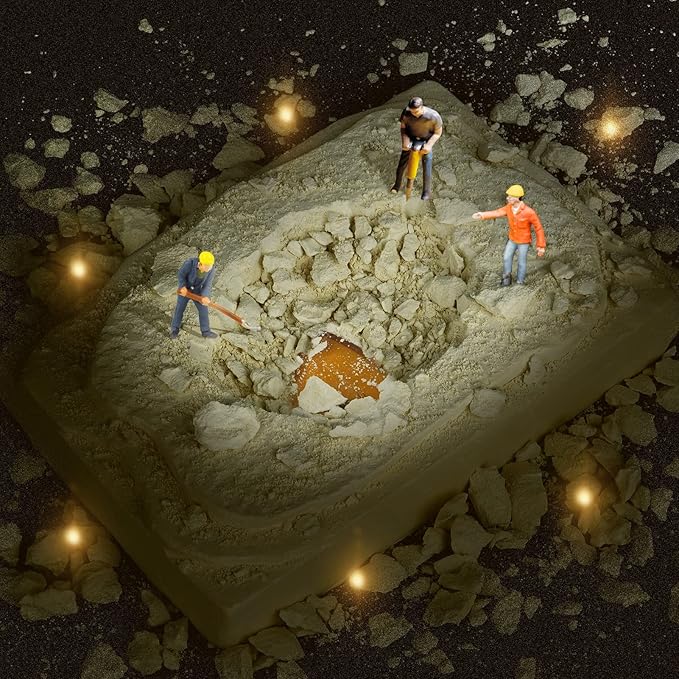 Bigger Amber Dig Kit - 8 Different Artificial Insect Resin,Excavate Unique Insect Specimens,Bugs Toys Educational Science Kits Toys for Kids,STEM Projects Gift for Girls & Boys Age 6-8-12-14 Year Old-CubbioJoy