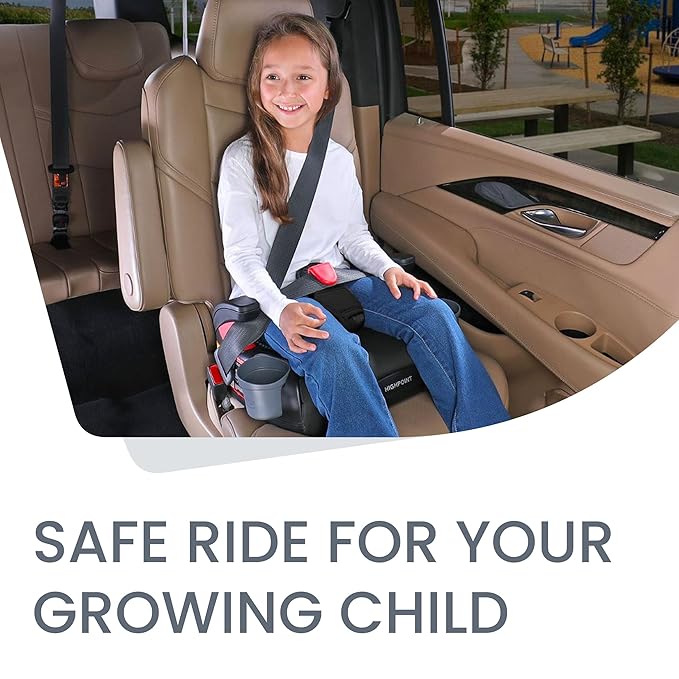 Britax Highpoint Backless Belt-Positioning Booster Seat, SafeWash Black Ombre-CubbioJoy