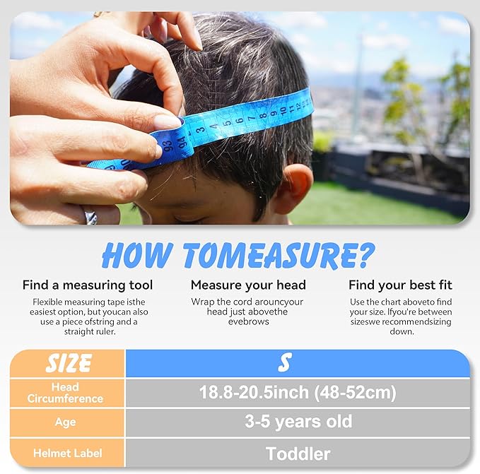 Kid Bicycle Helmets, LX LERMX Kids Bike Helmet Ages 3-5/5-14 Adjustable from Toddler to Youth Size, Durable Kids Bike Helmet with Fun Designs for Boys and Girls-CubbioJoy