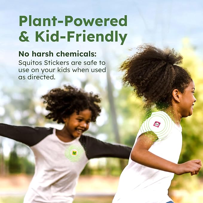 BugMD Squito Stickers Mosquito Repellent Patch Stickers for Kids (234 Patches), Safe & Effective Insect Repellent Patches for Toddlers, Kids, Camping, Beach & Outdoor Essentials-CubbioJoy