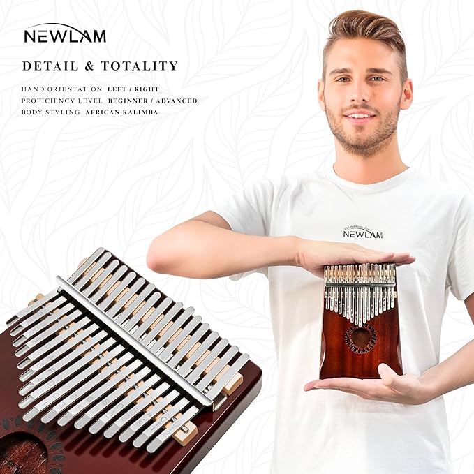 Kalimba Thumb Piano 17 Keys, Portable Mbira Finger Piano Gifts for Kids and Adults Beginners-CubbioJoy