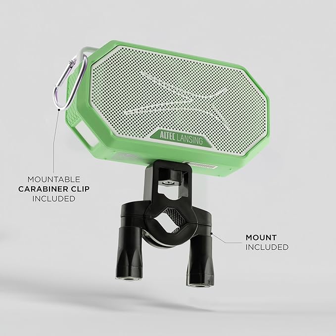 Altec Lansing Portable Bluetooth Speaker HYDRAMINI 2.0, IP67 Waterproof, Portable Speaker, 12h Playtime, Wireless Pairing, USB-C Quick Charge, Magnetic Bluetooth, Voice Assistant Integration-CubbioJoy