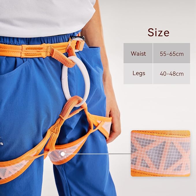 KAILAS Kids Rock Climbing Harness Child Safety Belt Climbing Gear Adjustable Lightweight Indoor Gyms Beginners Youth-CubbioJoy