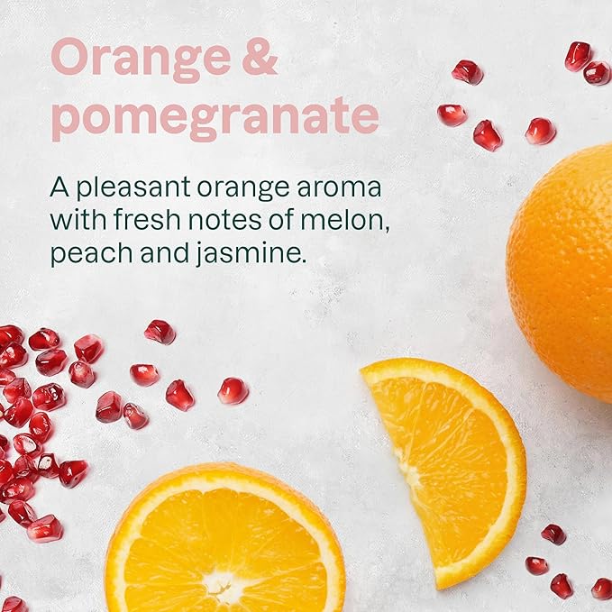 ATTITUDE 2-in-1 Shampoo and Body Wash for Baby, EWG Verified, Dermatologically Tested, Vegan, Orange and Pomegranate, 16 Fl Oz (Pack of 6)-CubbioJoy