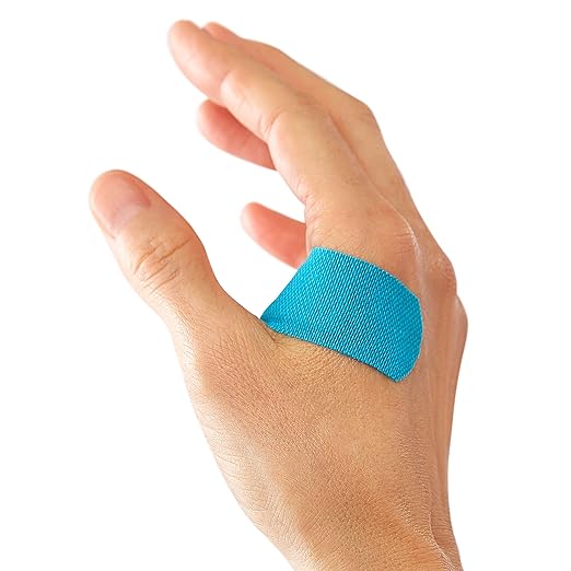 CURAD Performance Series IRONMAN Antibacterial Bandages, Extreme Hold Adhesive Technology, Finger & Knuckle Bandages, Flexible Fabric, Variety Pack with Assorted Sizes & Colors, 50 Count-CubbioJoy