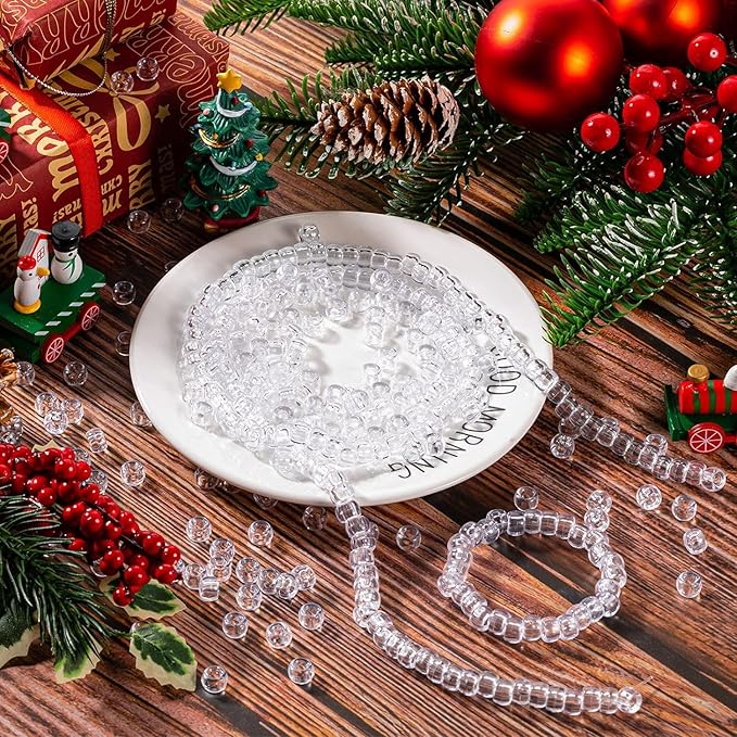 6500Pcs Pony Beads for Bracelets Making, Multi-Colored Rainbow Plastic Hair Large Beads for Hair Braids, 27 Colors Kandi Friendship Bracelet Bead Jewelry Making Kits for Craft-CubbioJoy