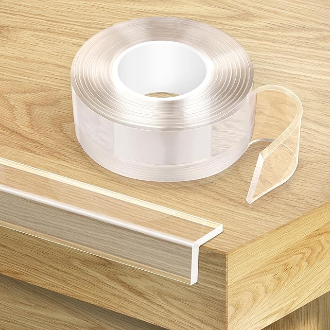 Corner Protectors Baby Proofing,Clear Corner Protector,Soft Edge Protector 6.6ft(2M) Corner Guards Furniture Corner&Edge Safety Bumpers with Upgraded Strong Adhesive for Furniture&Sharp Corners-CubbioJoy