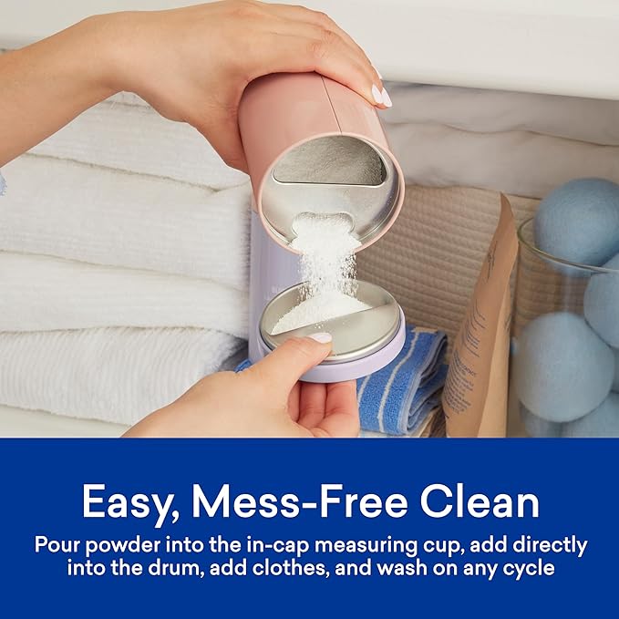 BLUELAND Oxi Laundry Booster Powder Refill 2-Pack, Clear Skies Scent, 50 Loads, 35.2 oz, Plastic-Free, Eco Friendly, Oxy Cleaner, Stain Remover-CubbioJoy