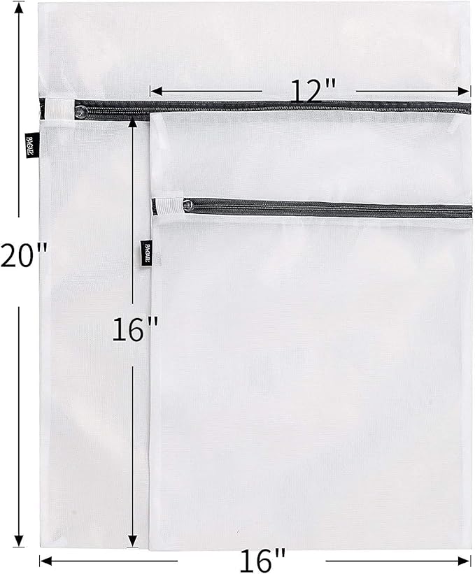 BAGAIL Laundry Bags Mesh Wash Bag for Intimates Lingerie and Delicates,6Pcs(3L,3M)-CubbioJoy