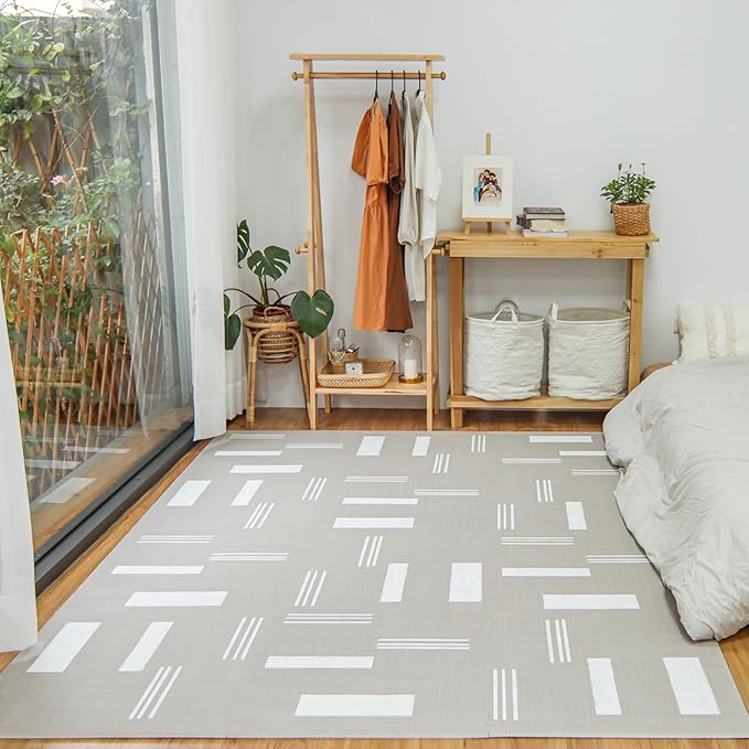 Baby Play Mats for Floor - Nira (4x6ft) - Premium EVA Foam Play Mat for Babies & Toddlers - Perfect for Tummy Time, Crawling, Playroom - Stylish & Comfortable Kids Play Mat-CubbioJoy