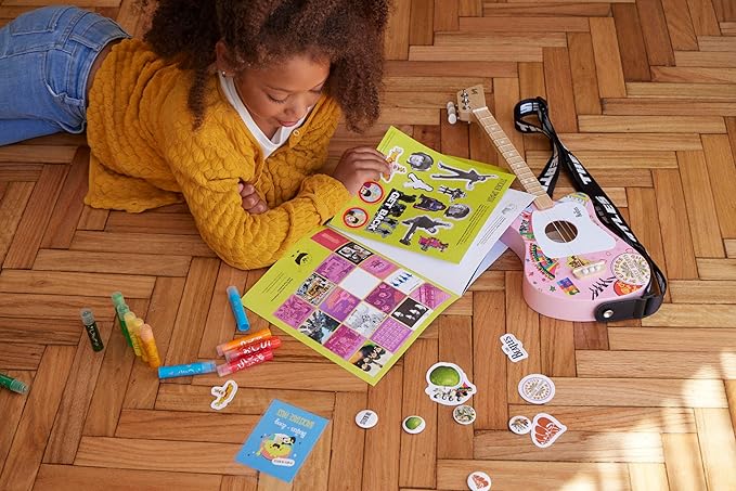 Beatles + Loog Mini Acoustic Guitar for Kids Toddler Children Ages 3+-CubbioJoy