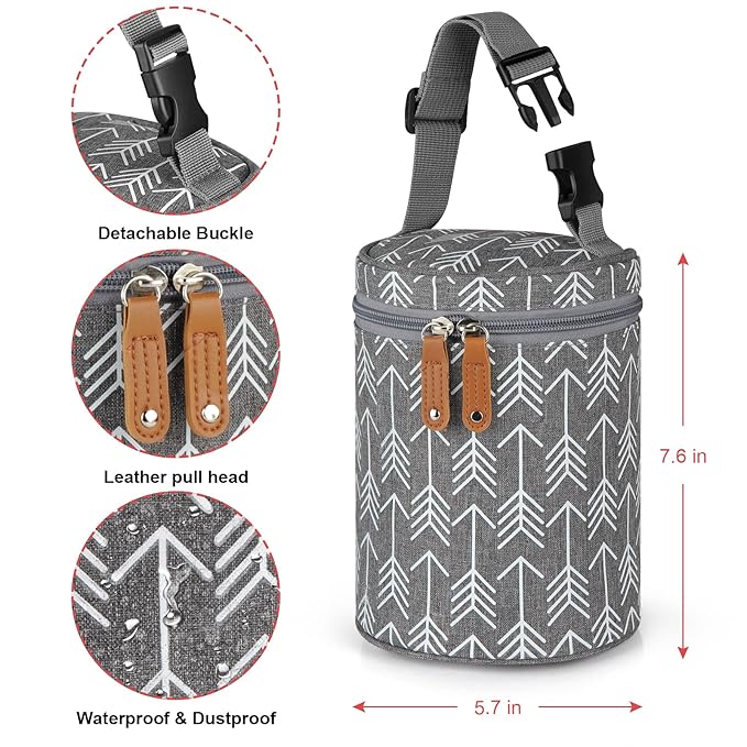 Accmor Breastmilk Cooler Bag, Insulated Baby Bottle Cooler Tote Bags for Nursing Mom Daycare-CubbioJoy