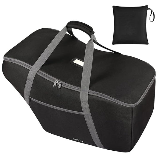 Car Seat Travel Bag Fit Graco SnugRide 35 Lite and Base, Chicco KeyFit 30 and Base, Car seat Bags for Air Travel, Padded Infant Carrier Bag with side pocket and Protective Feet, Extra small Bag-CubbioJoy