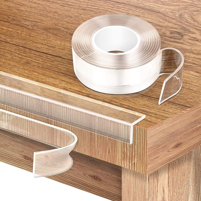 Corner Protectors Baby Proofing,Clear Corner Protector,Soft Edge Protector 16.4ft(5M) Corner Guards Furniture Corner&Edge Safety Bumpers with Upgraded Strong Adhesive for Furniture&Sharp Corners-CubbioJoy