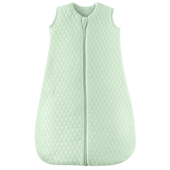 JELLYMONI Baby Sleep Sack TOG 2.5, 0-6 Months Winter Baby Wearable Blanket, 100% Cotton Infant Sleeping Sack 2-Way Zipper Warm Quilted Sleepsack-CubbioJoy