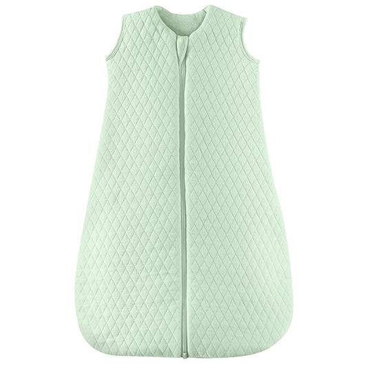 JELLYMONI Baby Sleep Sack TOG 2.5, 0-6 Months Winter Baby Wearable Blanket, 100% Cotton Infant Sleeping Sack 2-Way Zipper Warm Quilted Sleepsack-CubbioJoy