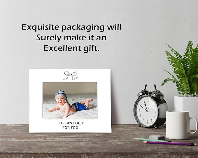 Baby Picture Frame, Ultrasound Picture Frames, When a Baby is Born So is a Grandmother, New Grandmother Gifts First Time 2025, Photo Frame 4x6(cream-coloured)-CubbioJoy