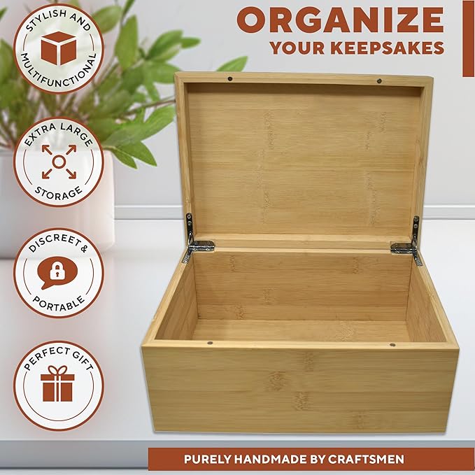 Custom Christmas Eve Box - North Pole Delivery Box - Xmas Gift Boxes for Gifts - Christmas Tree Present Boxes Personalized - Large Santa Storage Chest - Reusable Holiday Decor 11 x 8 x 4.75 in-CubbioJoy