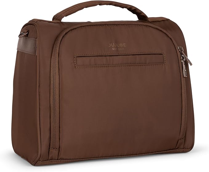 JuJuBe Insulated Bottle Bag, Breastmilk Storage Bag for Baby Bottles, Travel Insulated Lunch or Cooler with Handle, Waterproof Lining for Nursing, Milk, Food, Baby Formula, Snacks, Daycare, Espresso-CubbioJoy