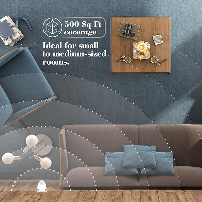 AromaPlan Authentic Plug in Waterless Diffuser - Up to 500 Sq. FT Coverage - Nanotechnology Plug in Oil Diffuser for Essential Oils -for Home and Office - Wall Silent & Waterless Oil Diffuser (White)-CubbioJoy