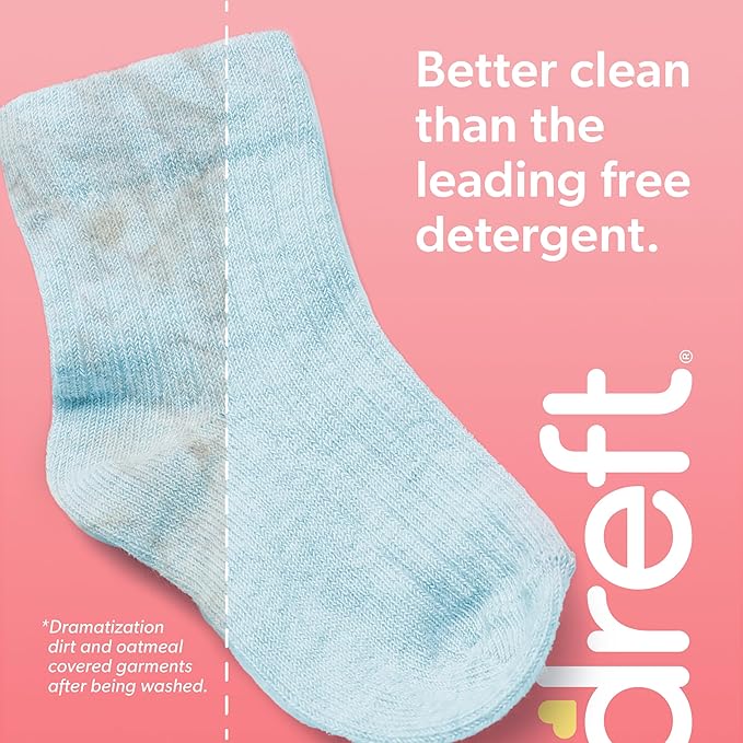 Dreft Liquid Laundry Baby Detergent Unscented 92 fl oz 64 loads-CubbioJoy