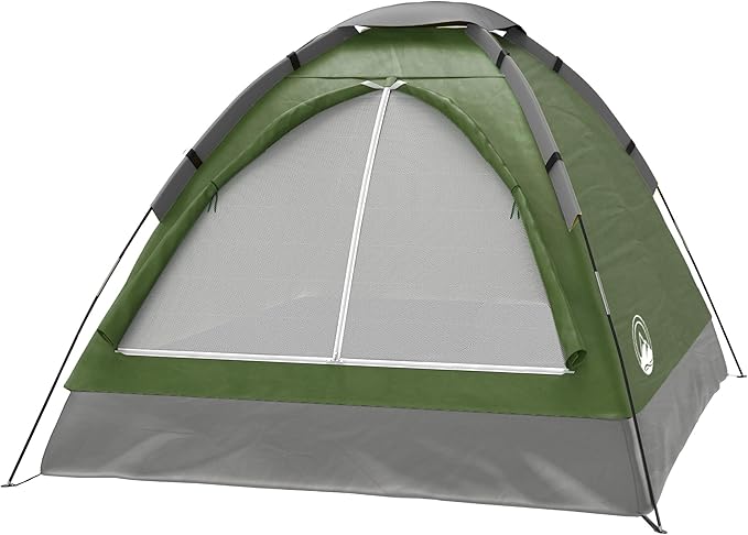 2-Person Dome Tent – Easy Set Up Shelter with Rain Fly and Carrying Bag for Camping-CubbioJoy