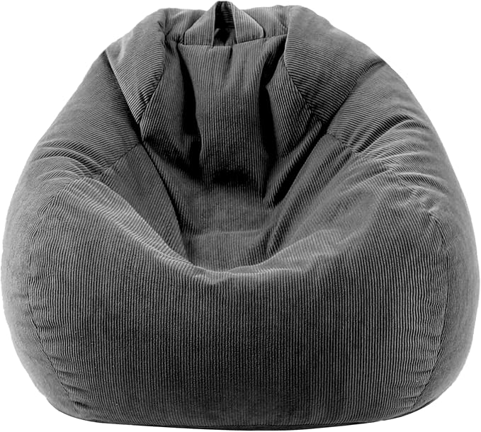 Bean Bag Chairs for Kids Chair Round Sofa Memory Foam Filling Reading Gaming Sofa for Living Room Bedroom-CubbioJoy