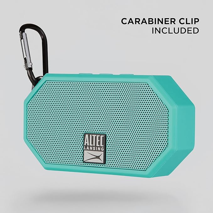 Altec Lansing Mini H2O - Waterproof Bluetooth Speaker, IP67 Certified & Floats in Water, Compact & Portable Speaker for Hiking, Camping, Pool, and Beach-CubbioJoy