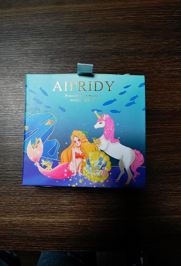 AIPRIDY 150 Pieces Charm Bracelet Making Kit,Unicorn Mermaid Crafts Gifts Set Can Inspires Imagination and Creativity,Jewelry Making Kit Perfect Gifts for Girls 5-12 Years Old (150 Pieces)-CubbioJoy