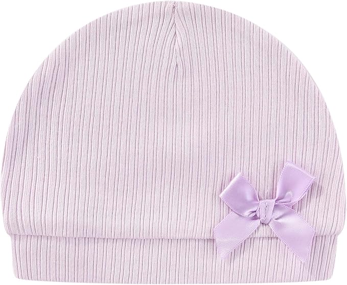 Baby Hat and Mittens Set Cotton Newborn Baby Hats Caps for Boys and Girls, 0-6 Months-CubbioJoy