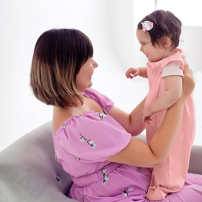 Baby Sleep Sack 1.0 TOG, Organic Cotton Baby Wearable Blanket with Two-Way Zipper, Swaddle Transition Baby Sleeping Bag, All-Season Sleep Sack for Newborn Infant Toddler Boy Girl, 2-Pack-CubbioJoy