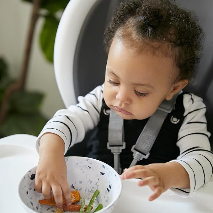 Ingenuity SmartClean Trio Elite 3-in-1 Convertible Baby High Chair, Toddler Chair, and Dining Booster Seat, For Ages 6 Months and Up, Unisex - Slate-CubbioJoy