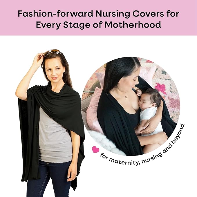 Bamboobies Breastfeeding Shawl - Nursing Cover for Breastfeeding - Ultra-soft-CubbioJoy