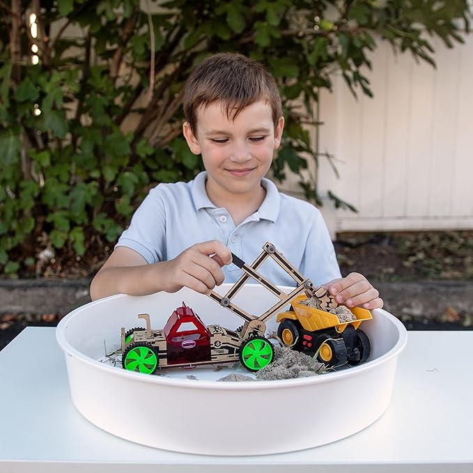 ButterflyEdufields 4in1 STEM Building Car Kits for Kids - DIY 3D Wooden Puzzle Toys, Educational STEM Gifts for Ages 6 to 12-CubbioJoy