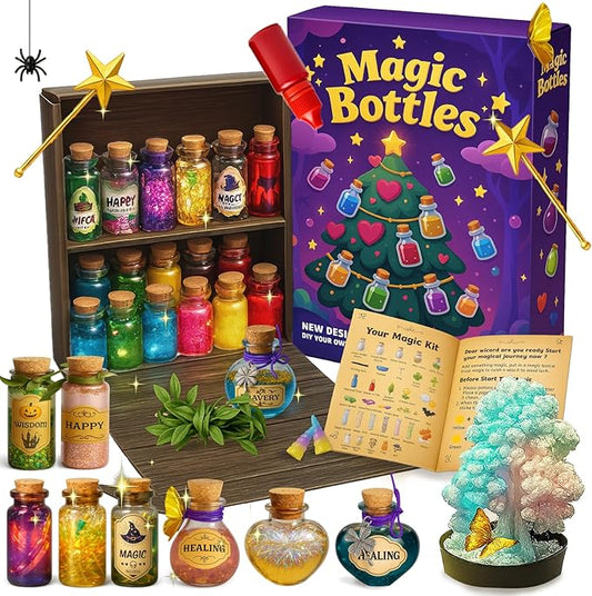 AMIZEY Fairy Potion Kit for Kids with Magic Growing Tree-20 Bottles- Gifts for Girls - 6 7 8 9 10 11 12 Year Old Girl Gifts-CubbioJoy