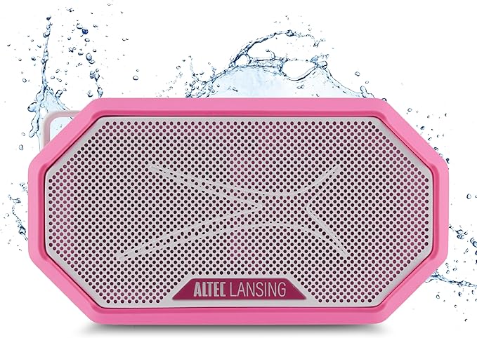 Altec Lansing Portable Bluetooth Speaker HYDRAMINI 2.0, IP67 Waterproof, Portable Speaker, 12h Playtime, Wireless Pairing, USB-C Quick Charge, Magnetic Bluetooth, Voice Assistant Integration-CubbioJoy