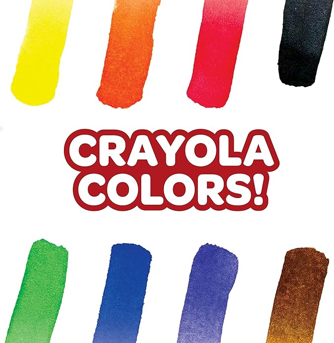 Crayola Washable Watercolor Paint Sets for Kids (12ct), Bulk Classroom Art Supplies for Preschool & Kindergarten, Classroom Learning Activities for Toddlers-CubbioJoy