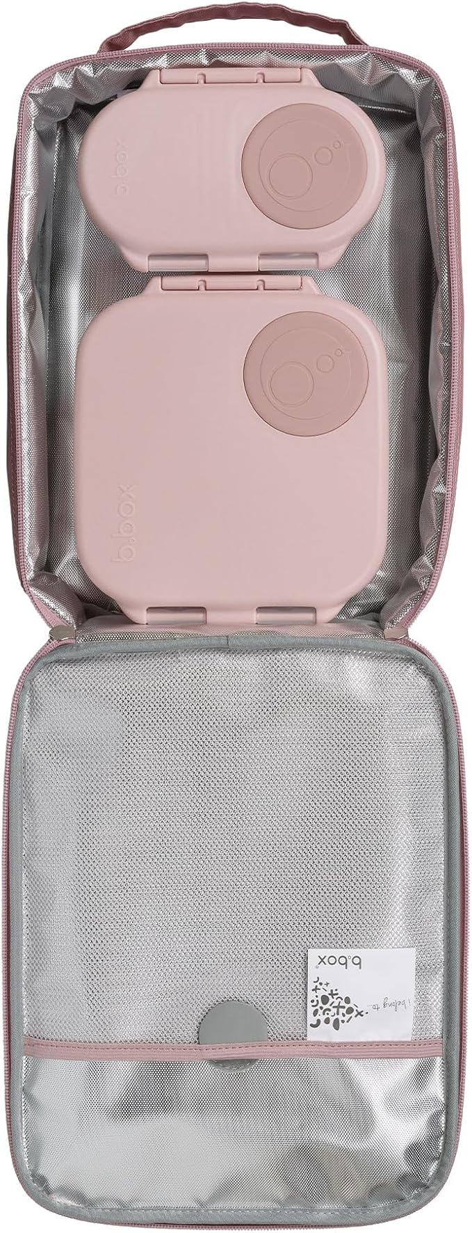 b.box Snack Containers for Kids, Toddler Snack Box Container, Reusable Small Bento Box for Lunch, School & Travel, Leak Proof, BPA free, Dishwasher Safe, Ages 4 months+ (Blush Crush, 12oz capacity)-CubbioJoy