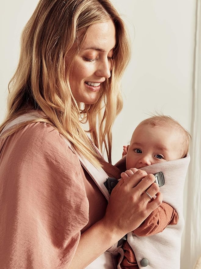 BabyBjörn Baby Carrier Mini, 3D Jersey, Light Beige | Newborn Carrier (7-25 lbs), Ergonomic, Easy-to-Use-CubbioJoy