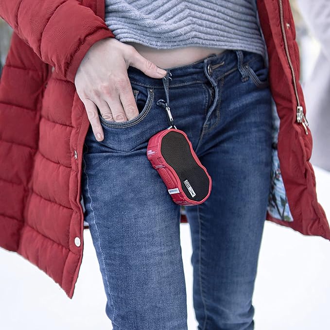 Altec Lansing Baby Boom XL - Waterproof Bluetooth Speaker, Wireless & Portable Speaker for Travel & Outdoor Use, Deep Bass & Loud Sound, 1 Pack, Red-CubbioJoy