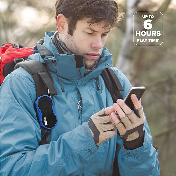 Altec Lansing Baby Boom XL - Waterproof Bluetooth Speaker, Wireless & Portable for Travel & Outdoor Use, Deep Bass & Loud Sound, 1 Pack, Black-CubbioJoy