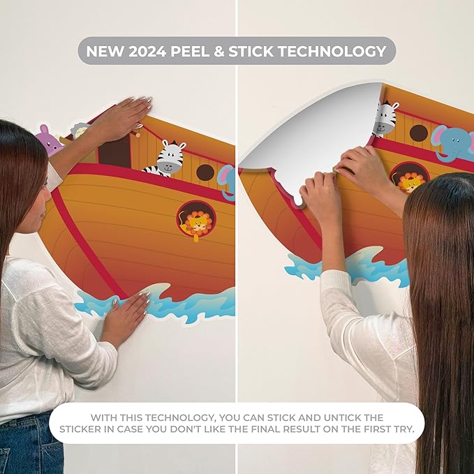 CRYPTONITE Personalized Name Jungle Animals Vinyl Wall Decor I Nursery Wall Decal for Baby Boy & Girl Decoration I Stickers for Kids I Multiple Options for Customization (A. Jungle Animals)-CubbioJoy